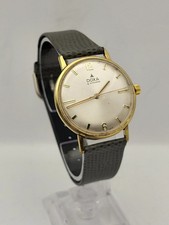 DOXA by Synchron Cal. ETA 2750 Manual Watch Vintage Swiss Made Gold Plated 34mm