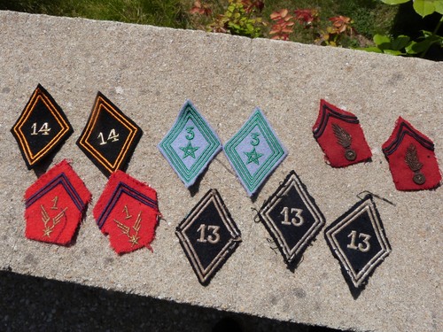 Lot losanges bras mle 1945 - losanges,