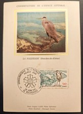 1981 Conservatoire de l'Espace Littoral, LA PALISSADE  Maximum Soie FDC 1er jour