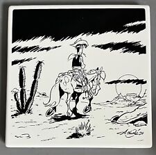 MORRIS - LUCKE LUKE - PLAQUE EMAILLEE - EMAILLERIE BELGE - 2024