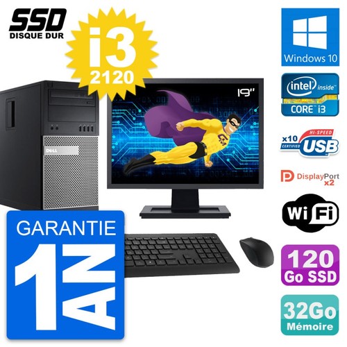 Tour dell 9010 ecran - pc, 19"