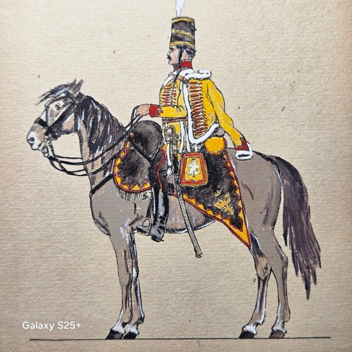 Peinture cavalier ier empire - peinture,