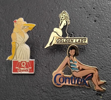 Pin’s Lot de 3 Pin-Up Femmes