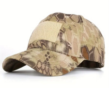 Casquette Python Beige avec