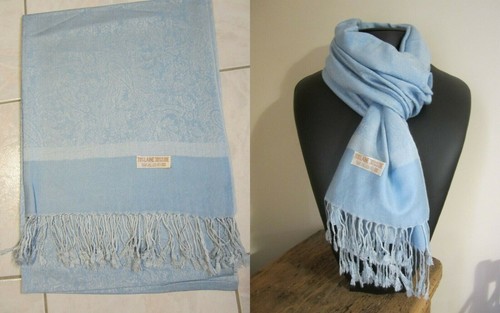 Echarpe pashmina laine soie - laine,