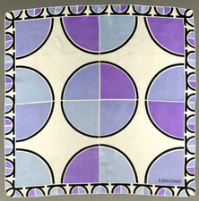 Authentique foulard  vintage " Lancôme "