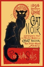 Affiche cabaret montmartre - cabaret,