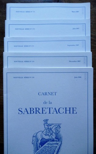 Carnets sabretache 2007 8 - la, 2007/8