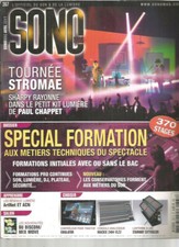 SONO MAGAZINE N°367 STROMAE AU BATACLAN / RESEAUS POUR LA LUMIERE / MACKIE