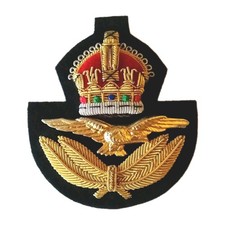 Insigne de casquette d'officier RAF George VI  WWII REPRO