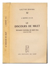 DUPONT, JACQUES Le Discours De