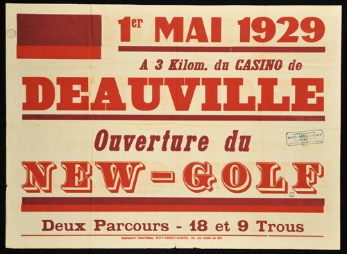 Affiche poster deauville - poster,