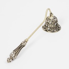 Éteignoir à bougie vintage avec longue poignée éteindre en métal antique étei...