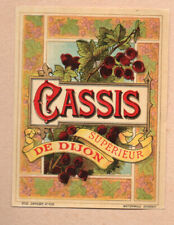 étiquette chorolithographiée