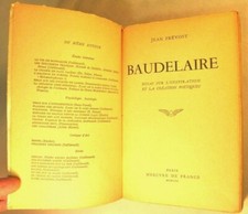JEAN PREVOST BAUDELAIRE ESSAI