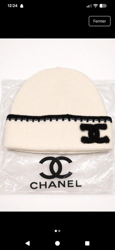 Bonnet chanel noir - bonnet,