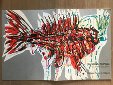 LItho originale Jean-Paul RIOPELLE Laves émaillées, terres, peintures VALLAURIS