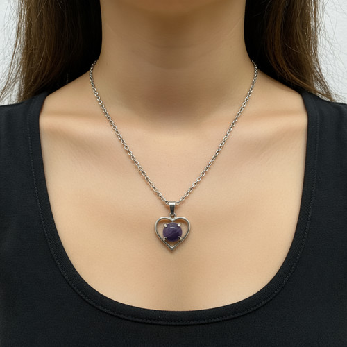 Collier pendentif cœur
