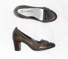 JB MARTIN escarpins cuir taupe