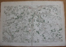 Carte de Cassini. Amiens