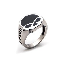 Bague Harley Davidson tête de mort acier inoxydable