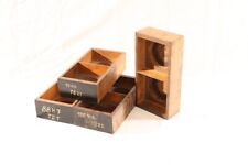 Vieux Caisse Bois Caisse de Transport Rangement Appareil de Mesure Vintage