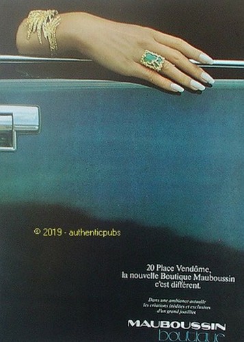 Publicite mauboussin joaillier - publicite,