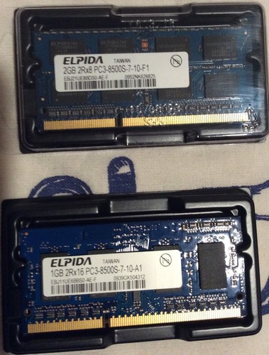 Barette mémoire ddr3 - mémoire, pc8500s