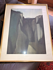 Regis BERNARD 1932-2021 Artiste Peintre Lyonnais. Les Gorges du Verdon en 1963