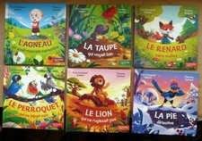 Lot de 6 livres jeunesse - Contes d'animaux étonnants