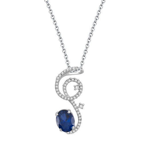 Ctw lab created sapphire - ctw,