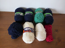 Lot 8 pelotes de laine vintage