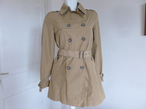 Superbe trench court ceinture - court,