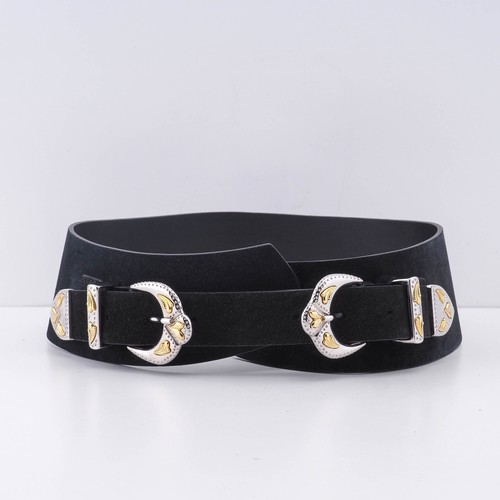 Maje ceinture femme daim - maje, noir