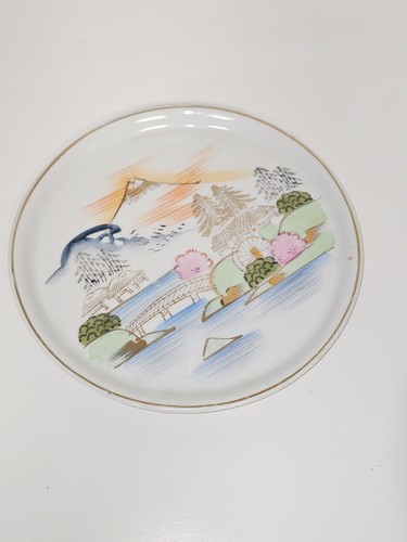 Assiette décorative kutani - assiette,