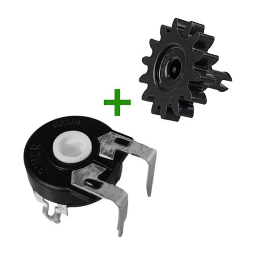 Potentiomètre roue dentée - et,