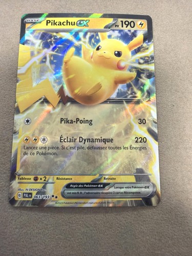 Carte pokemon pikachu - pokemon,