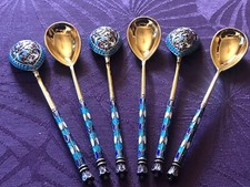 Lot de 6 cuillères en argent