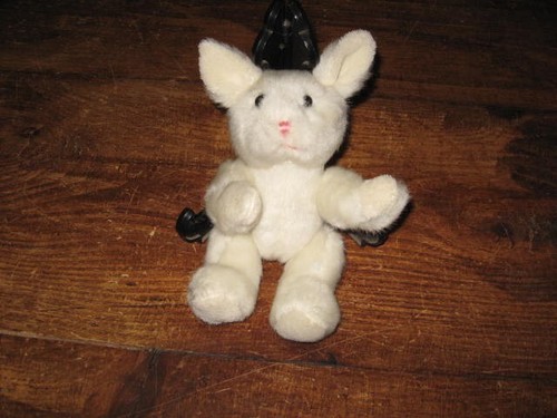 Peluche chat blanc cm - 25,