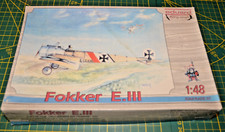 MAQUETTE FOKKER  E.  III   EDUARD   1/48
