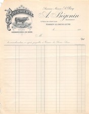 1920 BOUCHERIE A BEGONIN A TASSIN LA DEMI LUNE