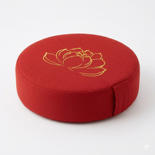Coussin méditation rond 40cm - coussin,