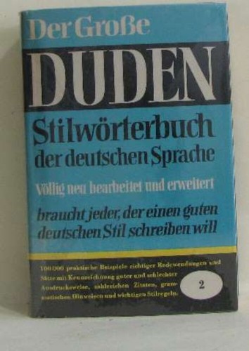 Duden stilworterbuch der