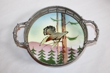 Ancien petit plateau faïence