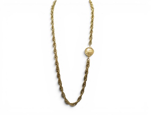 Vintage collier chanel chaine - collier,
