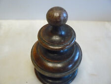1 Toupie Boule en bois tourné
