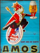 Affiche BIERE AMOS PILS Metz