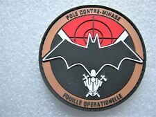 ECUSSON DU GENIE EOD MINEX / NEDEX FOUILLE CONTRE MINAGE SCRATCH AU DOS 80MM