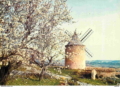 Carte postale moulin - postale, à