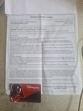 3 billets  Adultes DISNEYLAND® PARIS 1 jour /2 parcs. 31 MARS 2025 hors weekend